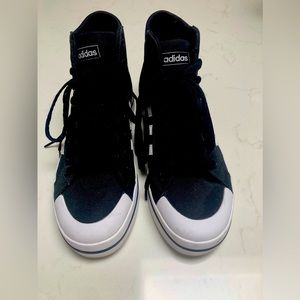 Adidas high top sneakers WOMENS size 8.